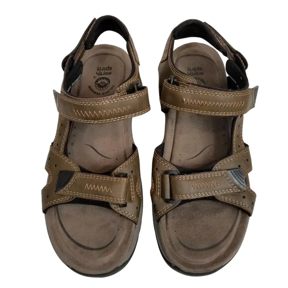 Earth Spirit Men's Gelron Cushion Brown Robert Active Sandals Size 11